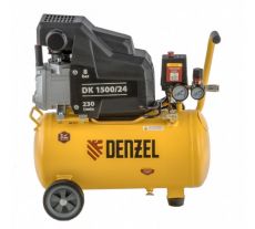 Компрессор Denzel воздушный DK1500/24, Х-PRO 1.5 кВт, 230 л/мин, 24 л