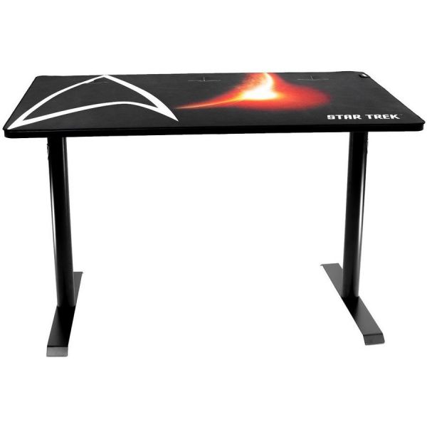 Стол компьютерный Arozzi Arena Leggero Star Trek edition МДФ черный